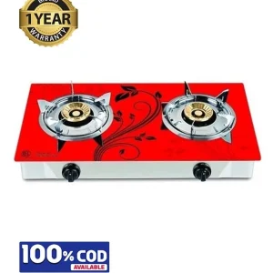 RFL Double Glass Gas Stove Silky