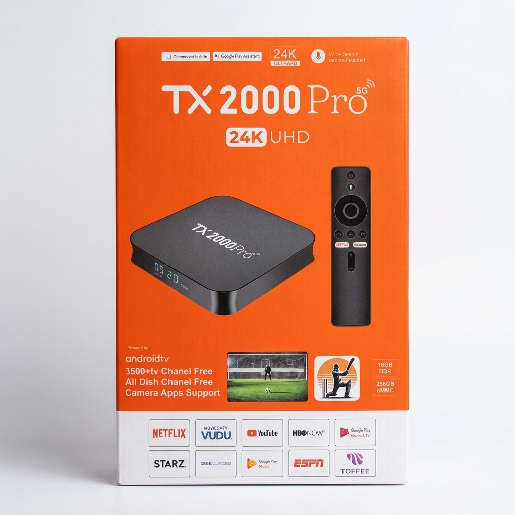 TX200 Pro 40K UHD Android TV Box